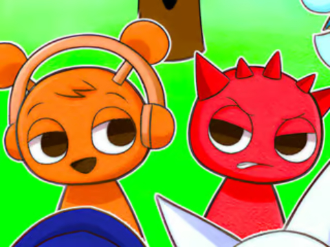 Játék Jigsaw puzzle: Sprunki Incredibox Family  online