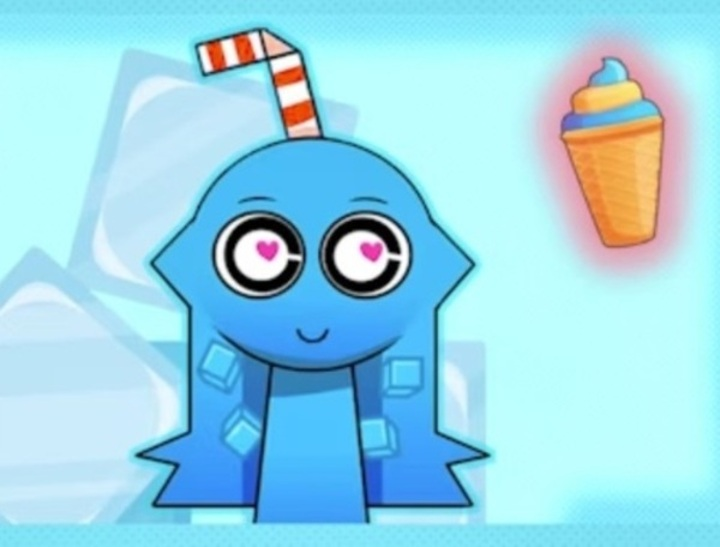 Játék Sprunki Ice Mod Aqua  online