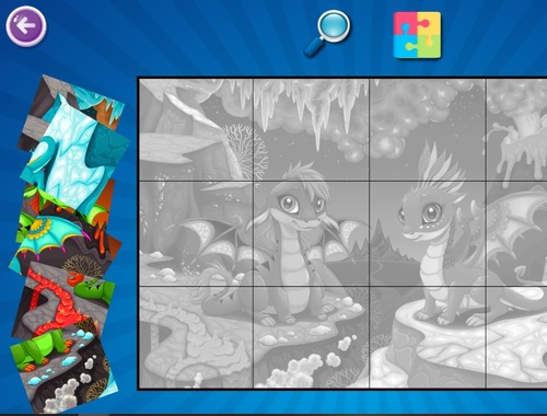 Játék Okos gyerekek puzzle  online