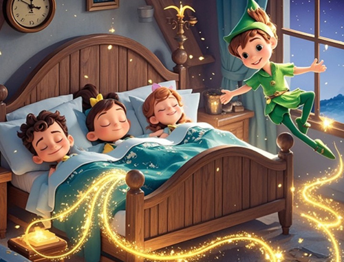 Játék Keresse meg a különbségeket: Peter Pan  online