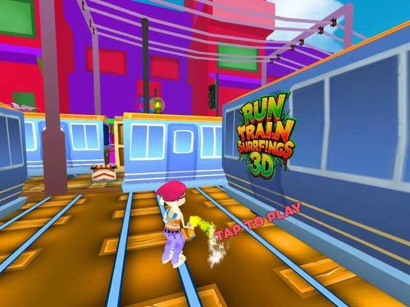 Játék Train Surf Run 3D online