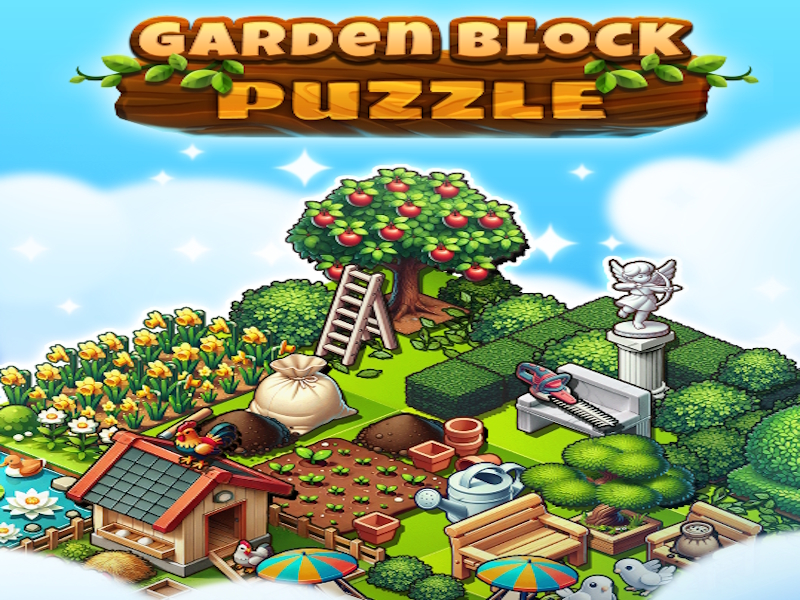 Játék Kerti blokk puzzle online