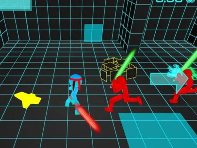 Játék Stickman neon kard harcol online