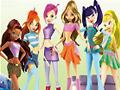 Játék Winx Club puzzle kollekció  online
