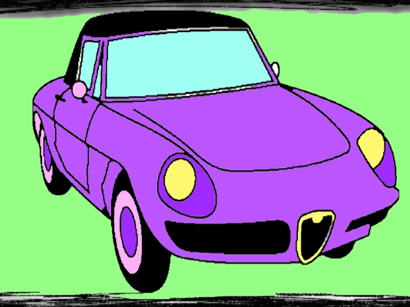 Játék Alfa Romeo színezés online