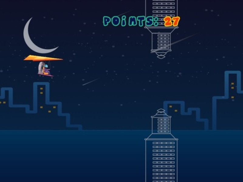 Játék Éjfél Sky Runner online