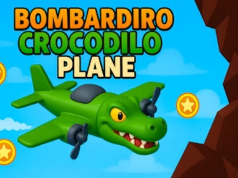 Játék Bombardiro krokodilo repülőgép online