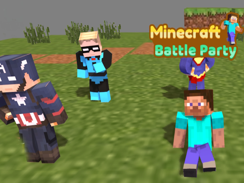 Játék Minecraft csata party online