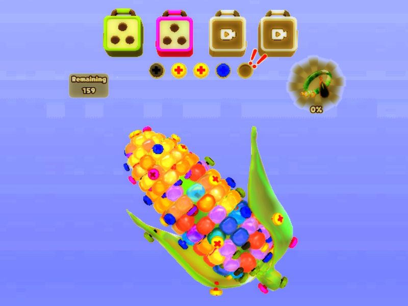 Játék Csavaros rendező puzzle: Pin Jam 3D online