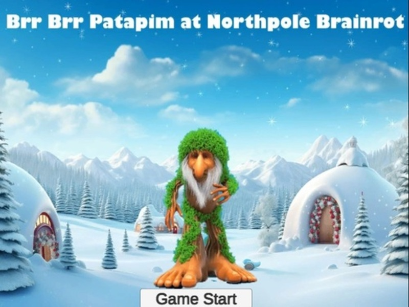 Játék BRR BRR Patapim a Northpole Brainrot -on online