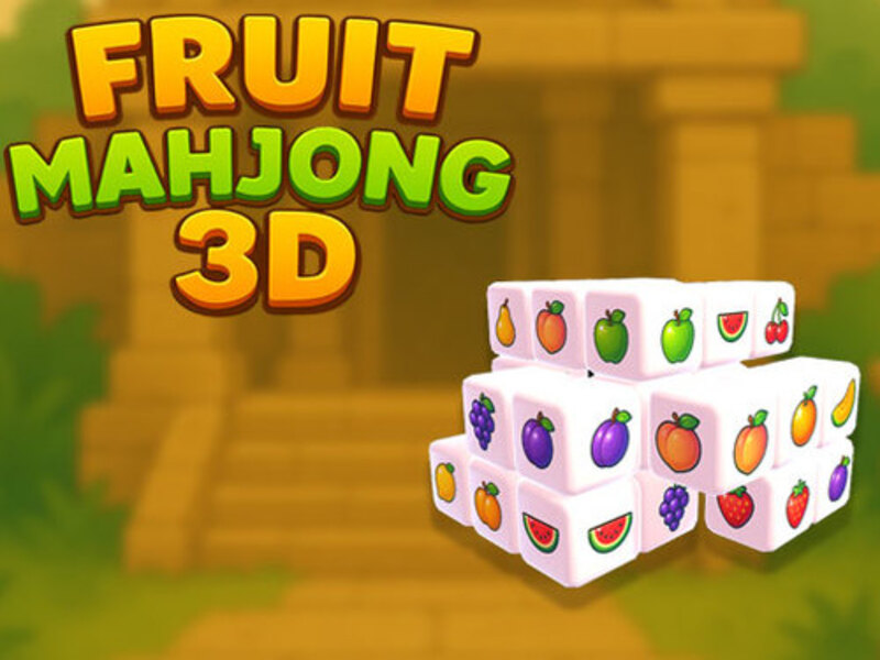 Játék Fruit Mahjong 3D online