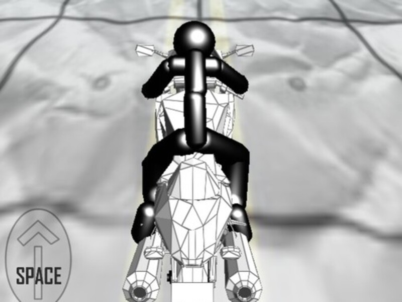 Játék Stickman Zombie Motorkerékpár Racing online