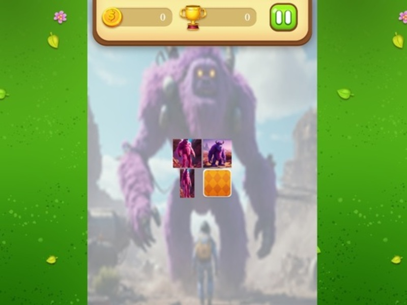 Játék Yeti memória mérkőzés online