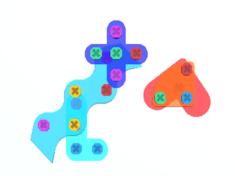 Játék Csavar és csavarok puzzle 3D online