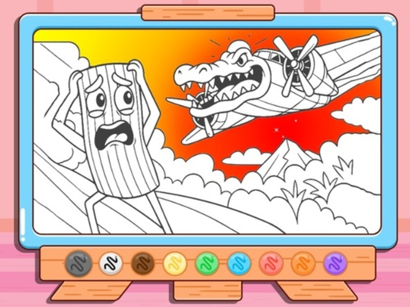 Játék Festőkönyv: Bombardino Crocodilo online