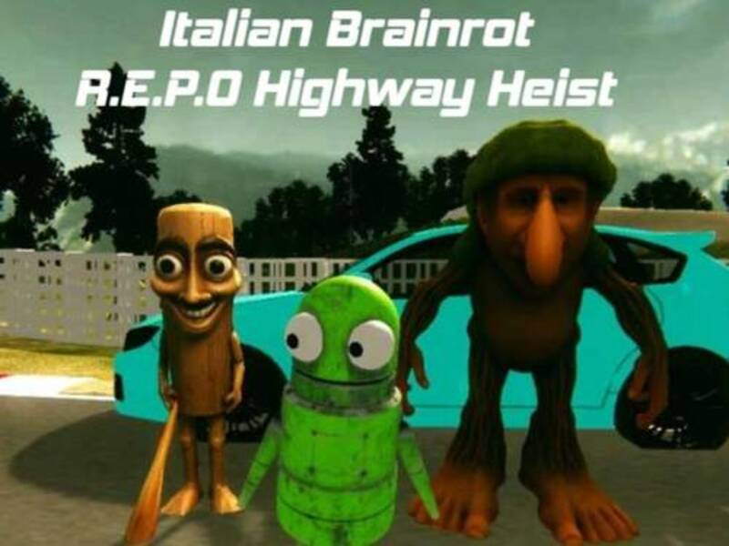 Játék Olasz Brainrot R. E. P. Ó, autópálya-heista online