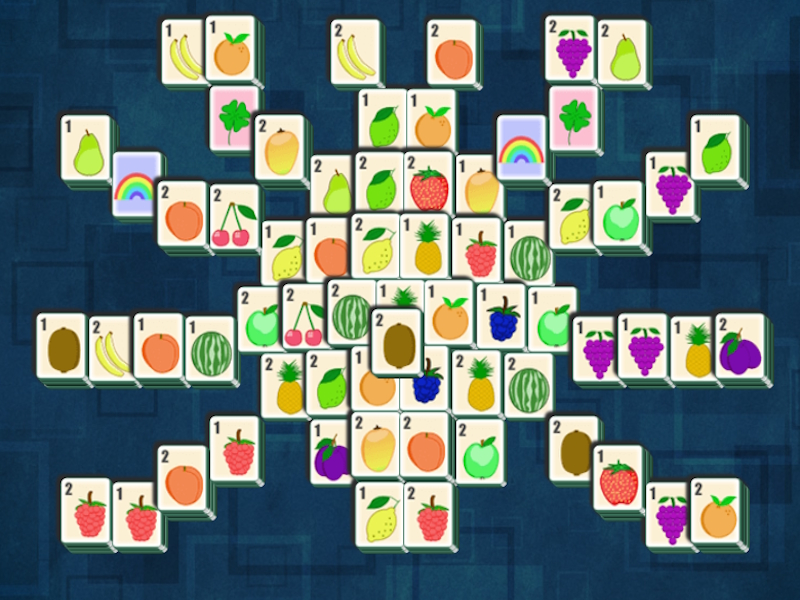 Játék Kék Mahjong HD online
