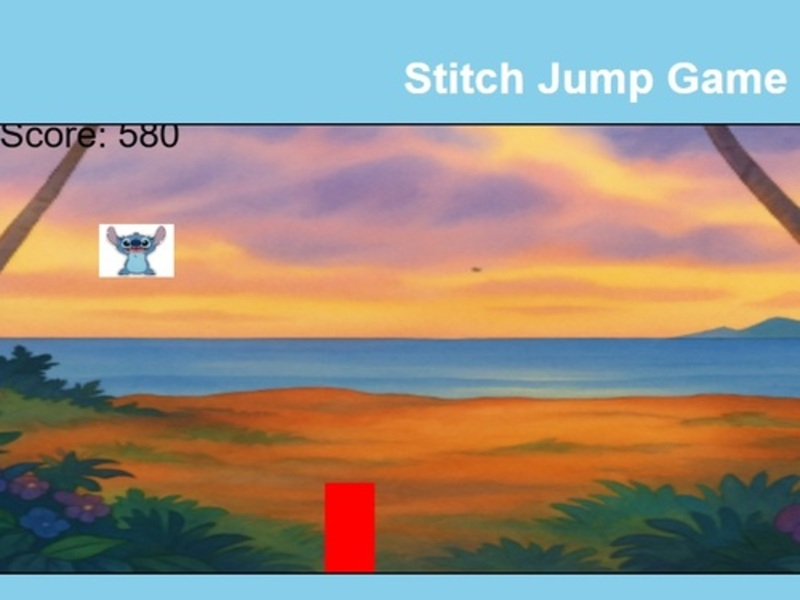 Játék Stitch Jump játék online