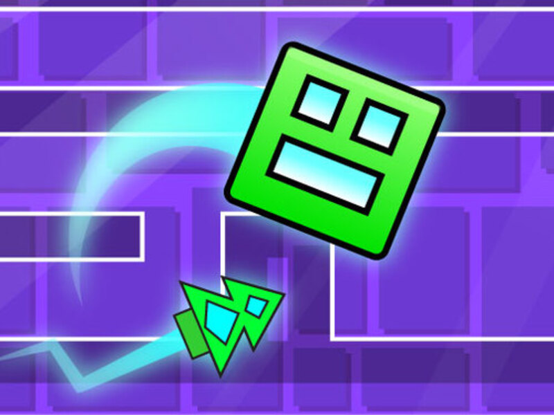 Játék Geometria dash labirintus térképek v2 online