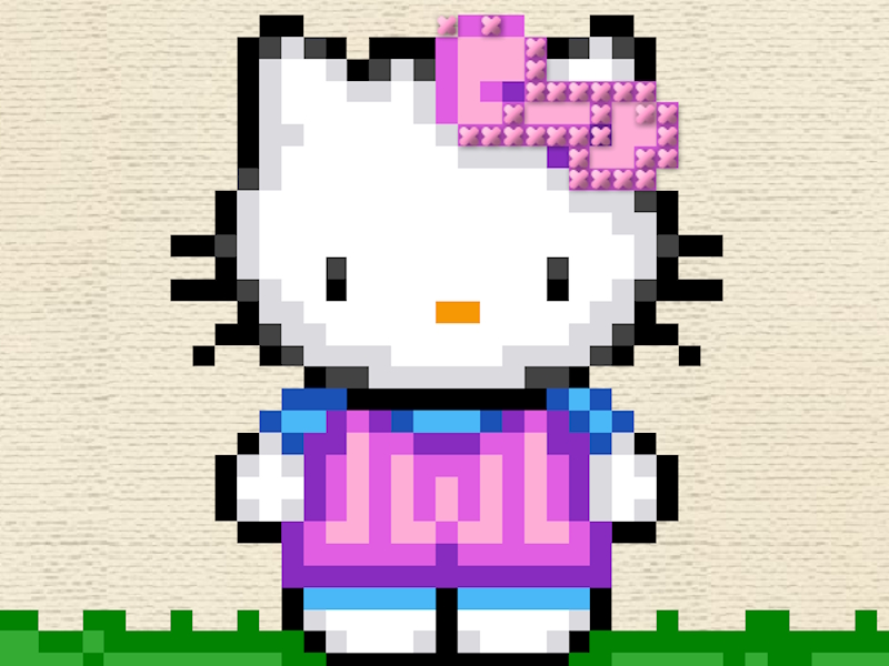 Játék Hello Kitty Cross Stitch online