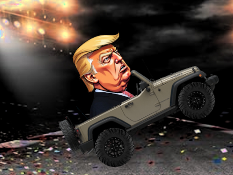 Játék Trump Wheelie Challenge online