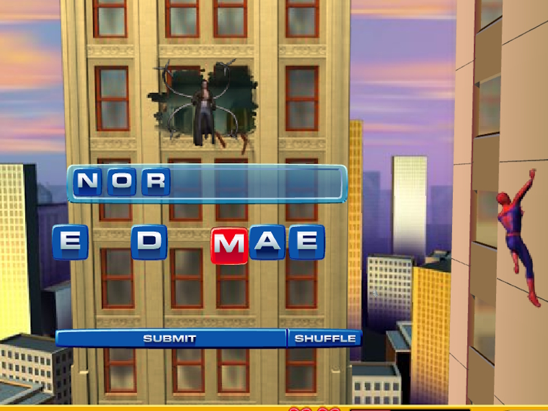 Játék Spider-Man 2 Web Word of Word online