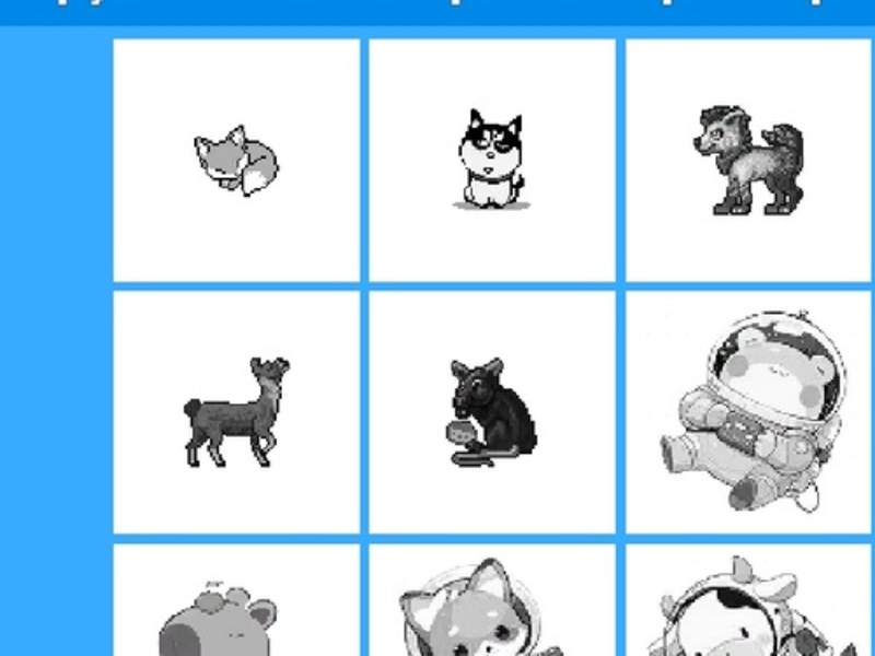 Játék Színes pixelek színezés számok szerint online