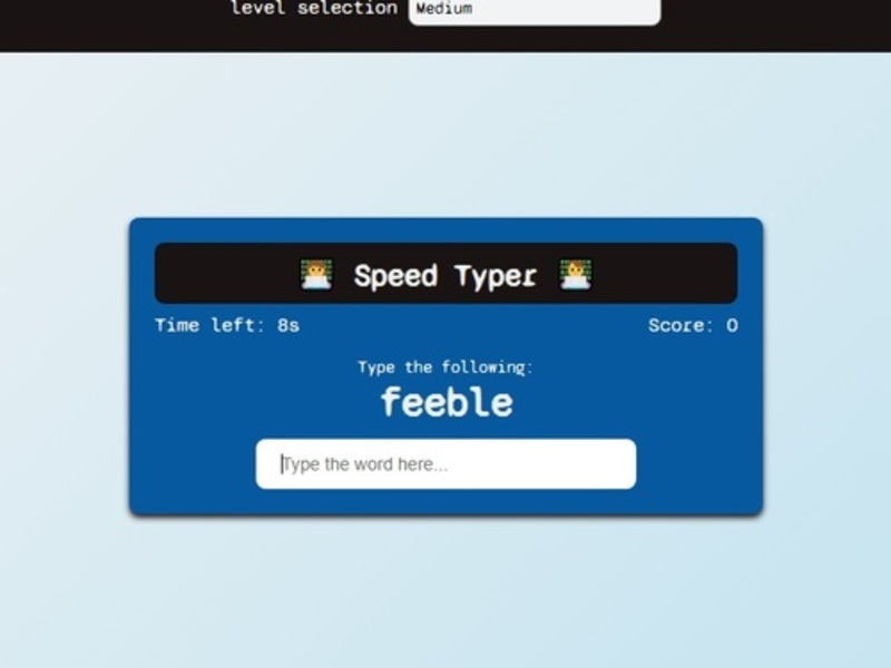 Játék Typer sebesség online