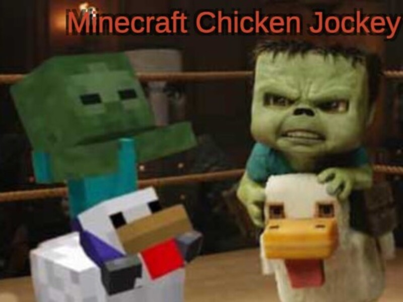 Játék Minecraft csirke zsoké online